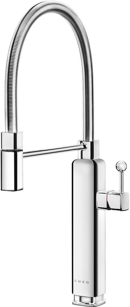 شیر ظرفشویی اسمگ ایتالیا مدل SMEG MDF50SS - طراحی رترو استیل